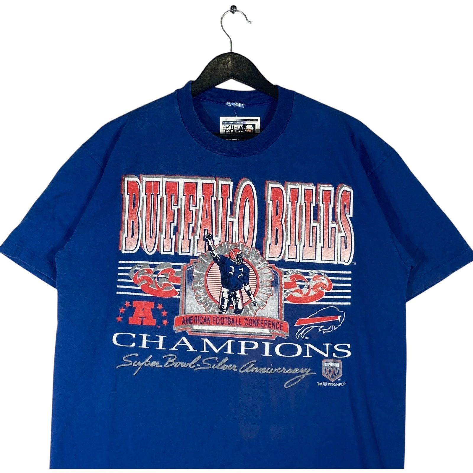 Vintage Vintage Buffalo Bills AFC Champs Tee 1990 XL Size US XL / EU 56 / 4 - 2 Thumbnail