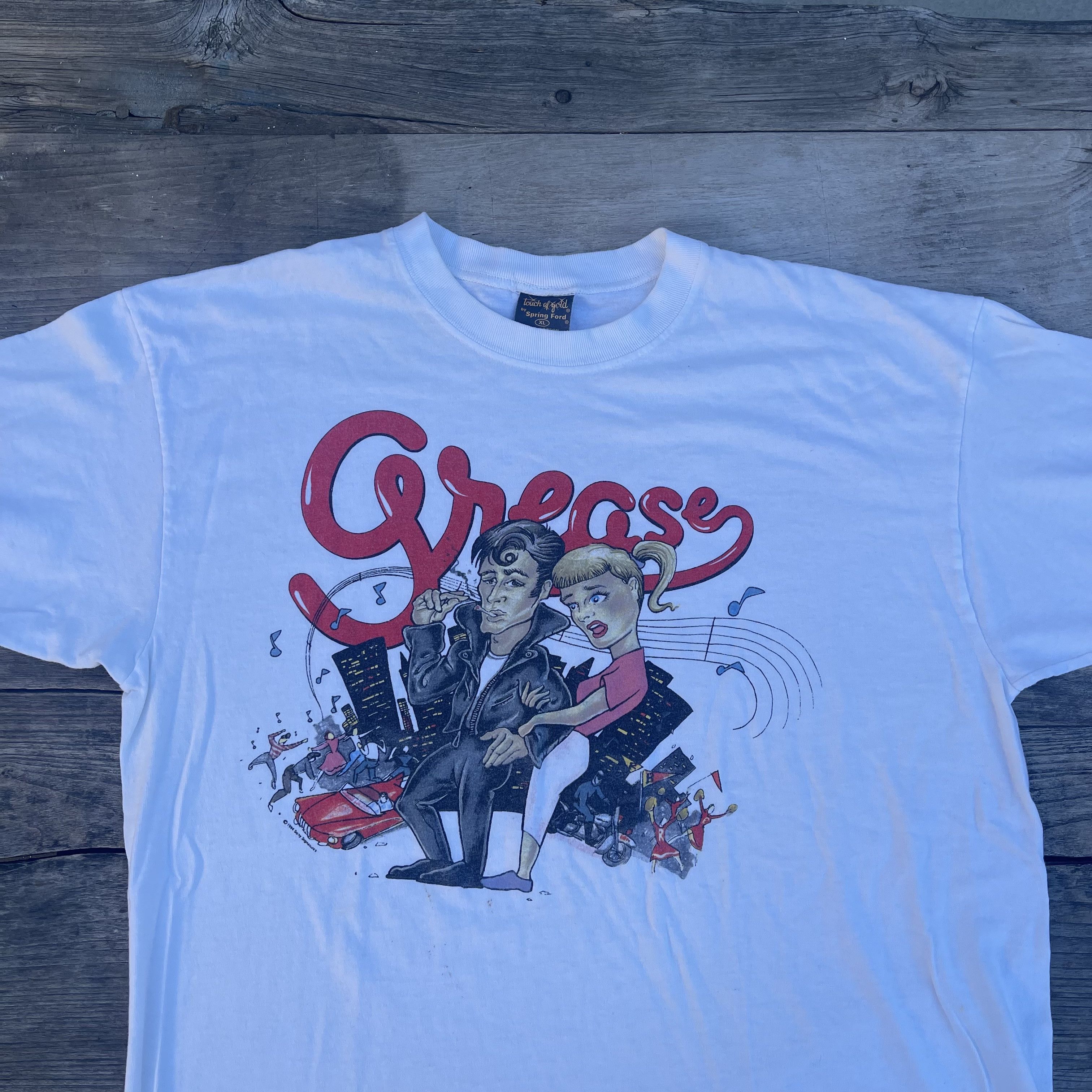 Vintage 1994 Grease Movie Promo T-shirt Size US XL / EU 56 / 4 - 2 Thumbnail
