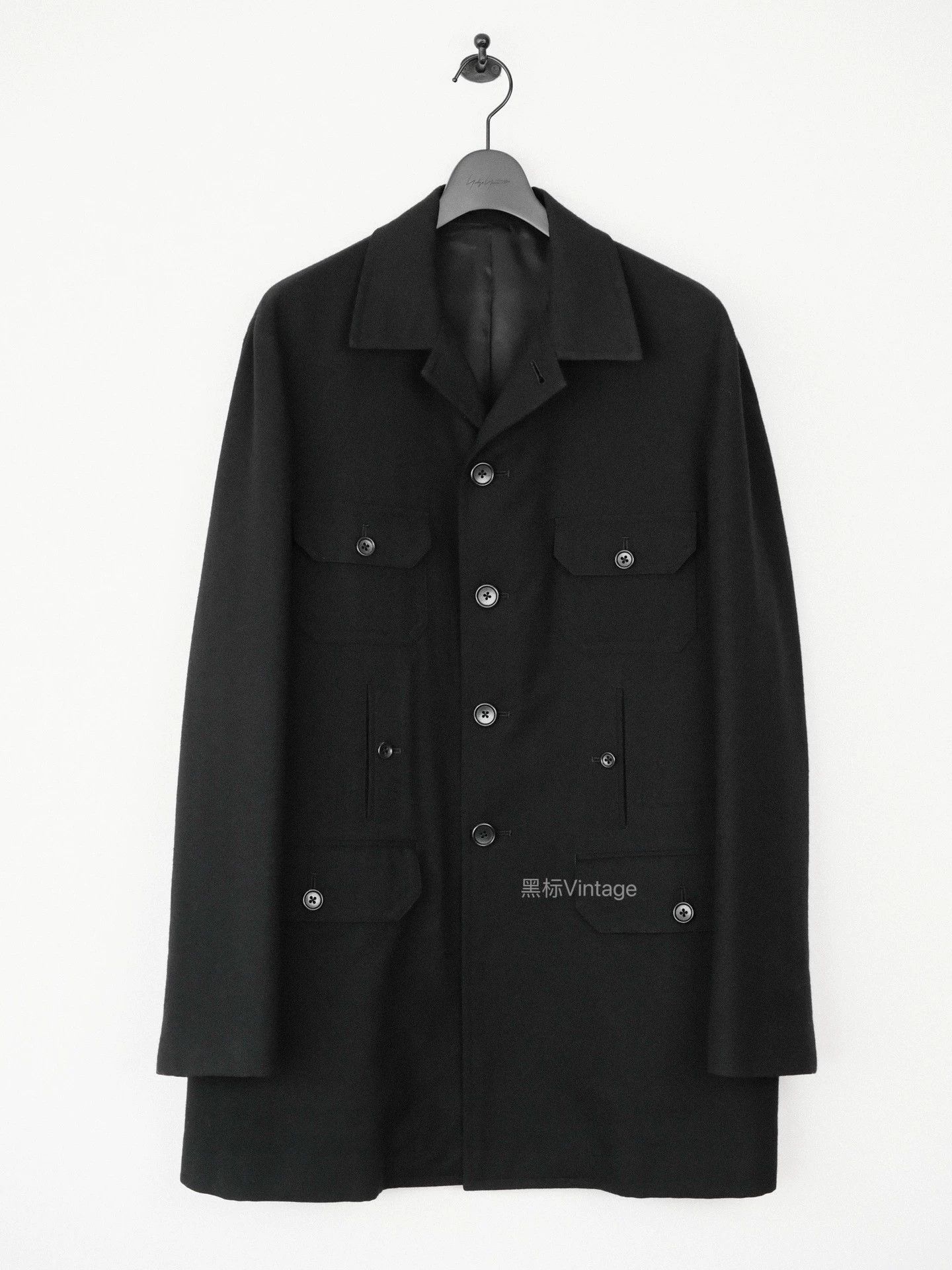 Yohji Yamamoto Yohji Yamamoto Y's 00s Archive Wool Stand-Collar Jkt 9/10 Size US L / EU 52-54 / 3 - 2 Thumbnail