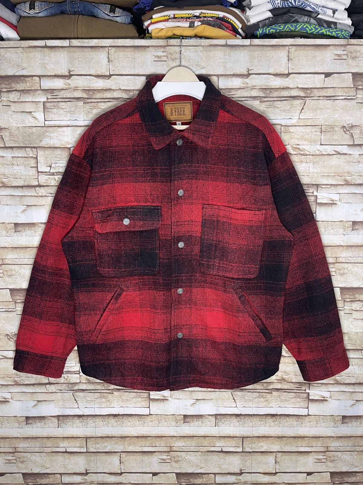 M. Julian B.Free Authentic Rugged Wear Flannel/Plaid Jacket