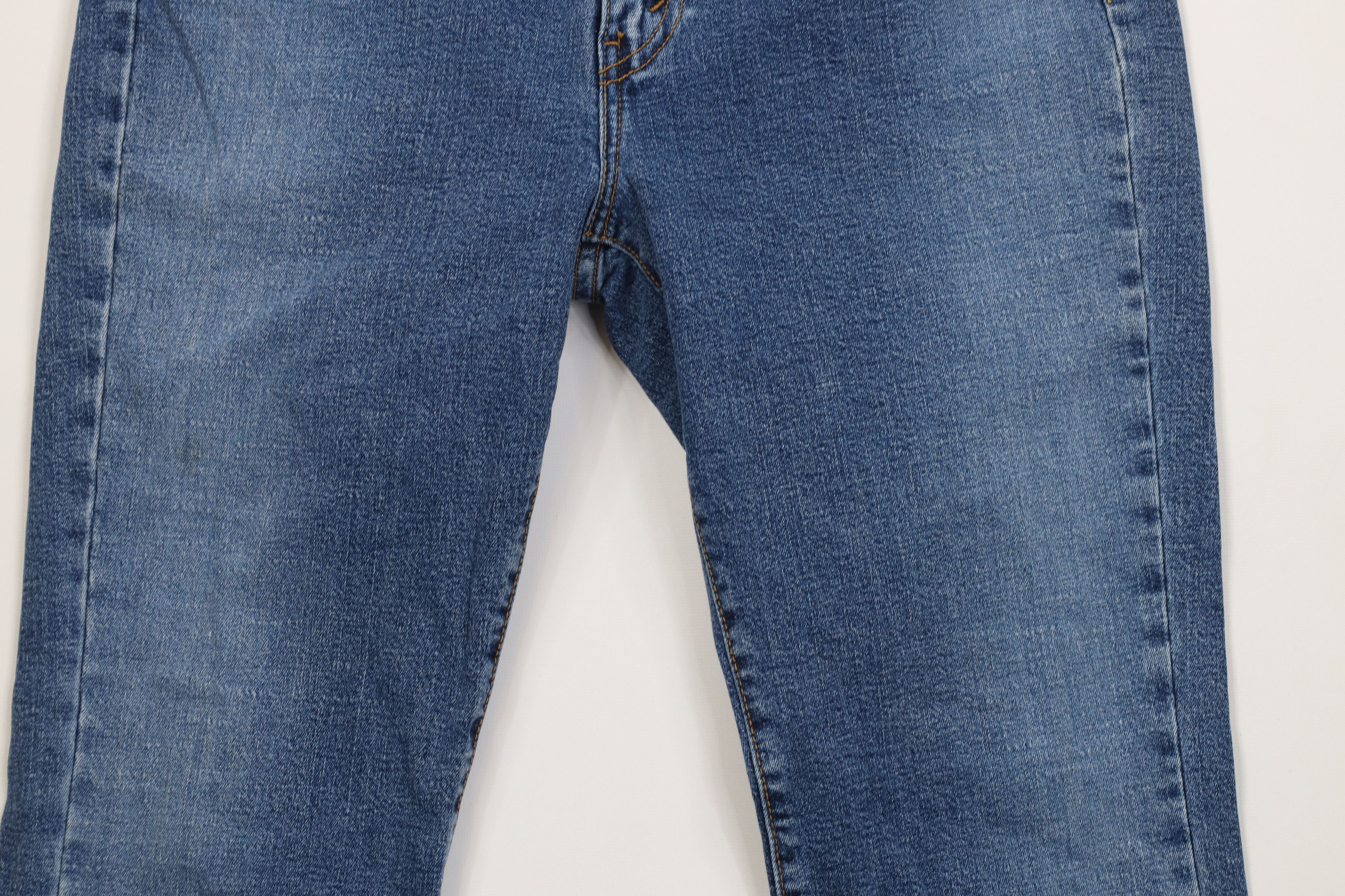 Levi's Vintage Y2K 2004 Levis 519 Babydoll Low Flared Denim Jeans Size 32" / US 10 / IT 46 - 3 Thumbnail