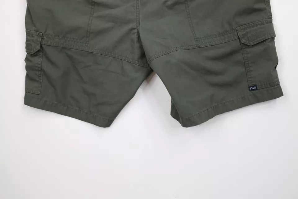 Vintage 5.11 Tactical Series Ripstop Uniform Cargo Shorts Green Size US 40 / EU 56 - 12 Thumbnail