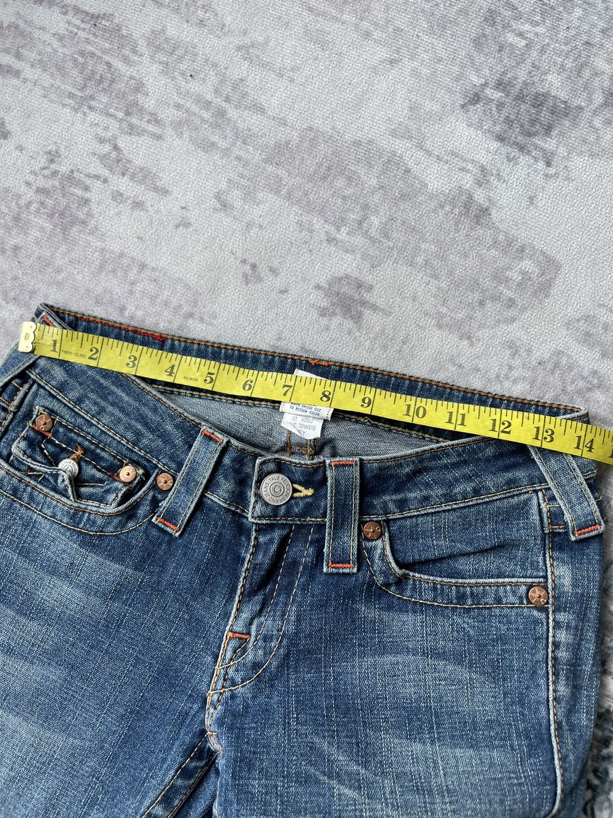True Religion True Religion Joey Flare Denim Jeans Size US 28 / EU 44 - 11 Thumbnail