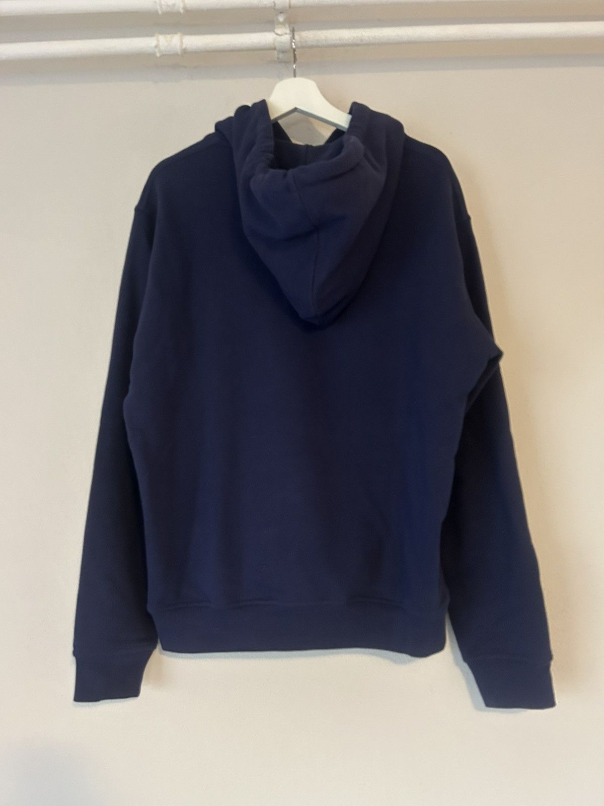 Maison Margiela Maison Margiela Deep Blue Hoodie with Stereotype Patch Size US S / EU 44-46 / 1 - 2 Thumbnail