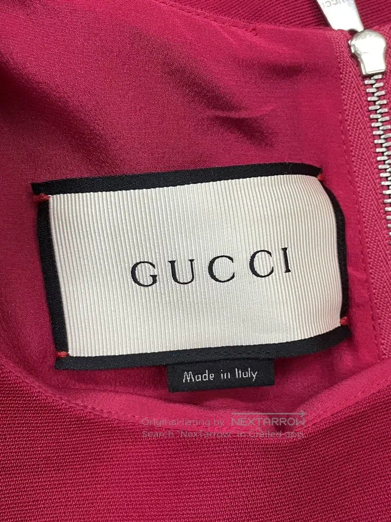 Gucci Gucci Rose-red sleeveless dress Size XS / US 0-2 / IT 36-38 - 3 Thumbnail