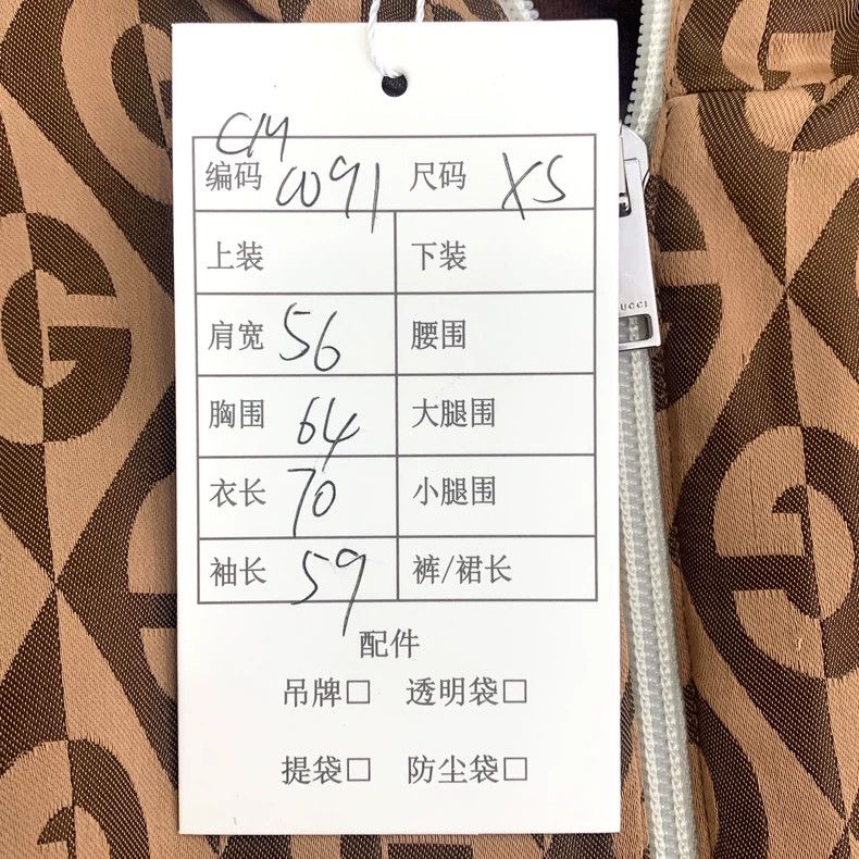 Gucci GucciColor-matched logo logo pattern printed zipper long-sl Size US XS / EU 42 / 0 - 8 Thumbnail