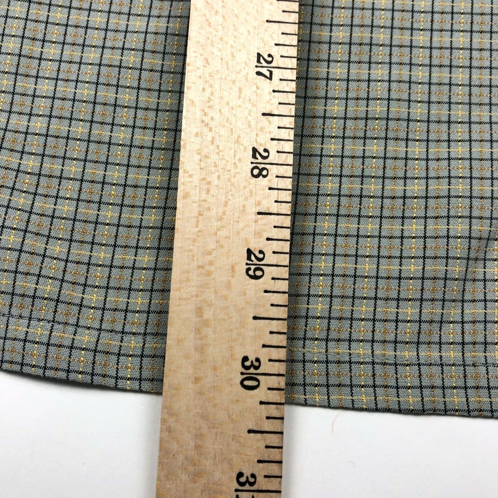 BUGATCHI Bugatchi Uomo Dress Shirt Large Gray Modal Rayon Mens Button Front Long Sleeve Shirt Size 42R - 5 Thumbnail