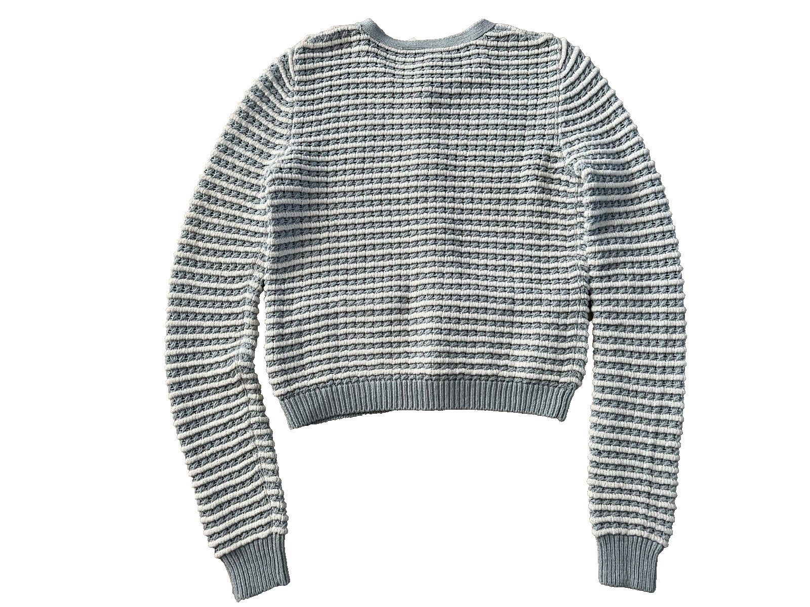 Rag & Bone Rag & Bone Striped Marlee Cardigan Light Blue ( S ) Size S / US 4 / IT 40 - 5 Thumbnail