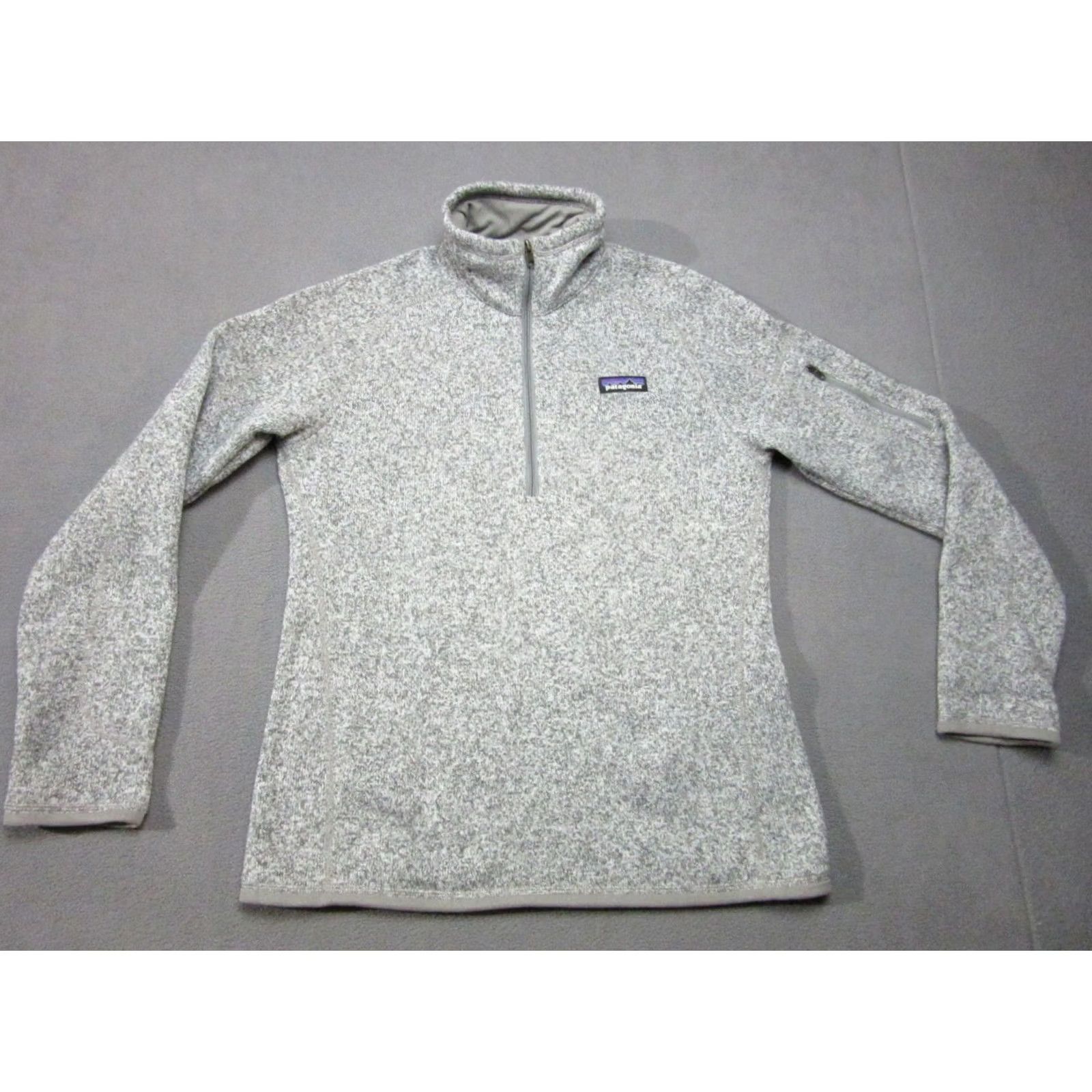 Patagonia Patagonia Jacket Womens Medium Gray Better Sweater Knit Fleece Outdoor 1/4 Zip Hiking Sleeve Zip Pocket Mens/Womens Size M / US 6-8 / IT 42-44 - 2 Thumbnail