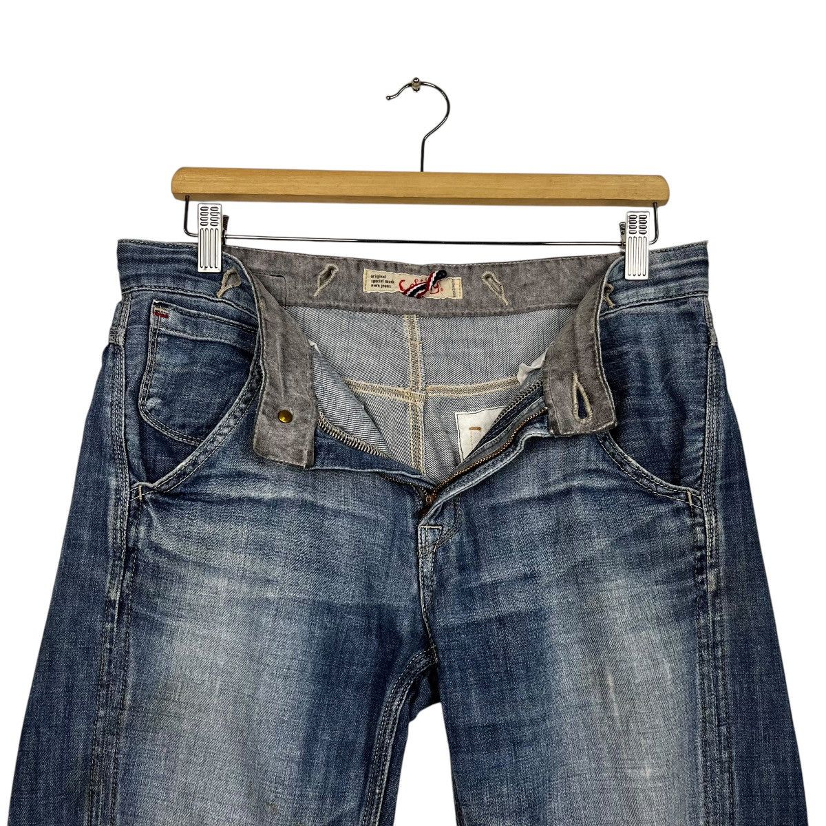 Japanese Brand Vintage Caffety Jeans Denim Size 32" / US 10 / IT 46 - 15 Thumbnail
