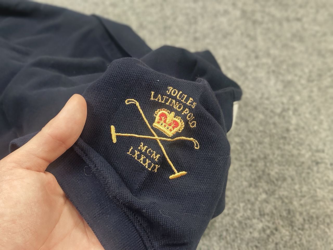 Julius Joules latino polo Rugby Jersey club Logo Shirt Vintage Size US XXL / EU 58 / 5 - 10 Thumbnail