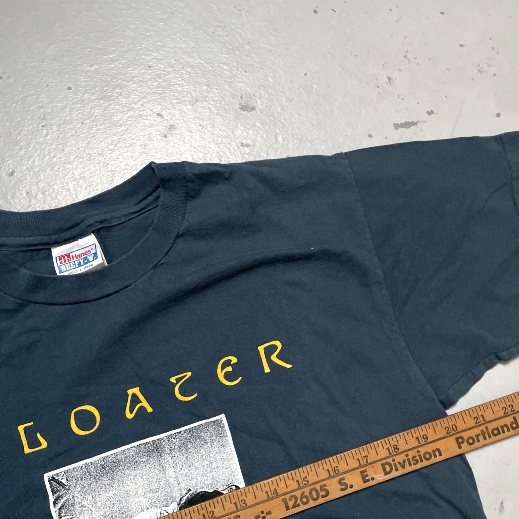 Hanes VINTAGE 1990s Floater Cinema Rock Alternative Band Promo T-Shirt Hanes Unisex Adults L USA PDX 90s Rock Band Mens Womens Girls Boys Size US L / EU 52-54 / 3 - 3 Thumbnail