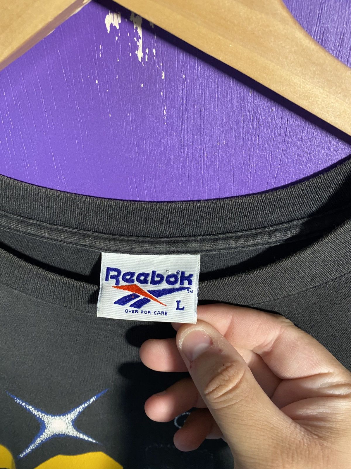 Reebok Vintage 90s Reebok life’s short play hard Soccer t-shirt Size US L / EU 52-54 / 3 - 4 Thumbnail