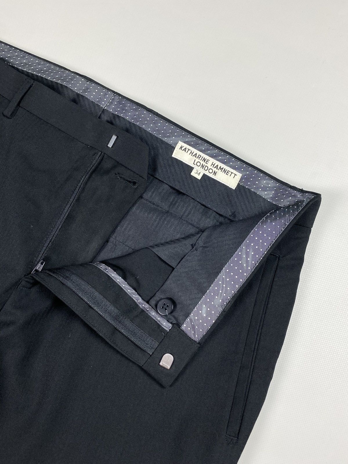 Katharine Hamnett London × Vintage Katharine Hamnett vintage men’s dress pants trousers size 34 Size US 34 / EU 50 - 12 Thumbnail