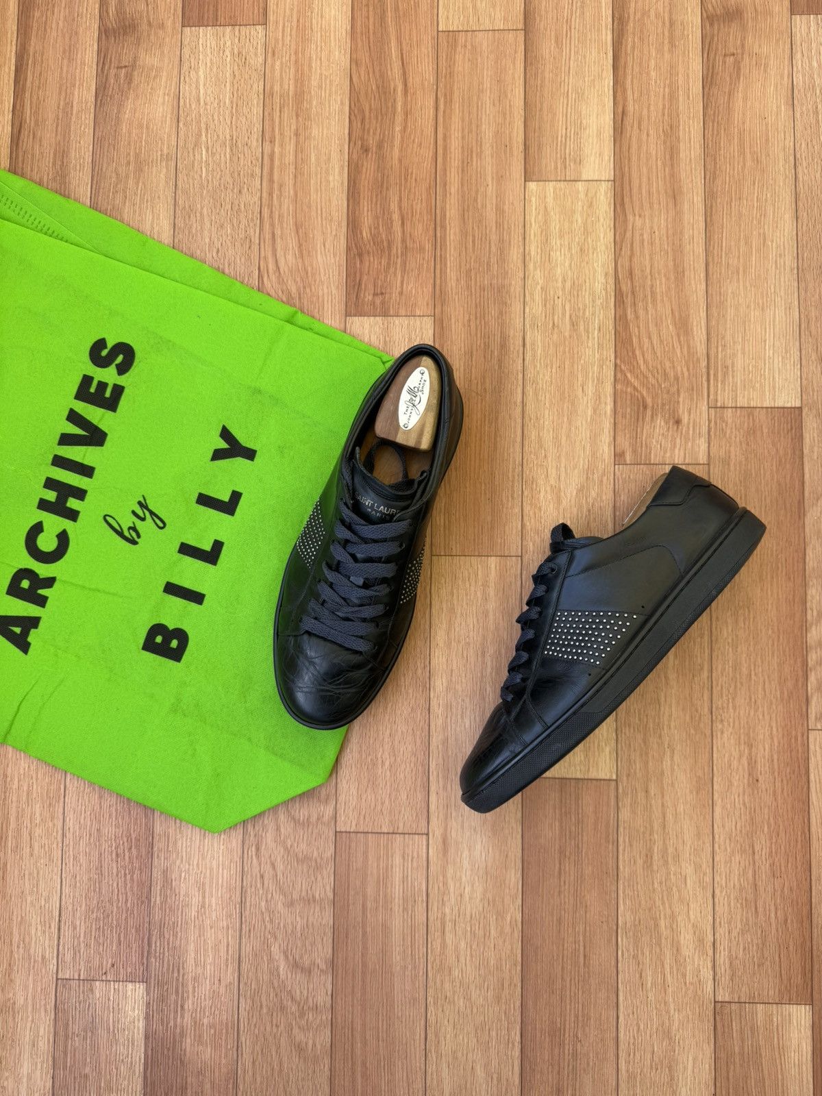 Saint Laurent Paris Saint Laurent SL/01 Studded Sneakers Size US 7.5 / EU 40-41 - 2 Thumbnail