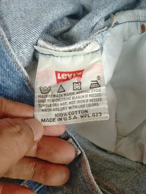Levi's 90s Vintage Levi's 501 Made In USA Dirty Distressed Jeans Size US 34 / EU 50 - 13 Thumbnail
