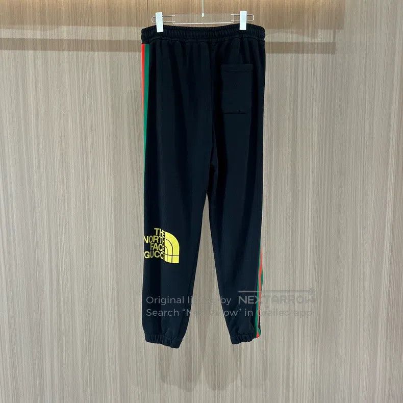Gucci Gucci Size M Webbing printed cotton trousers Size US 29 - 2 Thumbnail