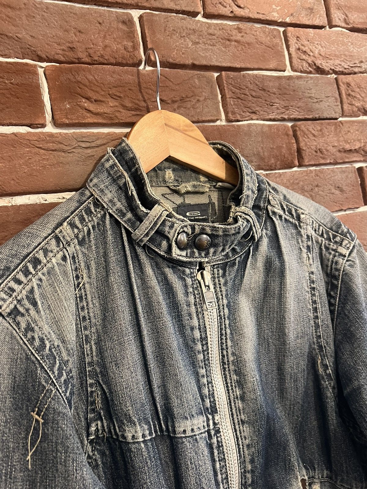 G-Star G Star Raw Cargo Multpocket Distressed Denim Jacket XL Size US XL / EU 56 / 4 - 7 Thumbnail