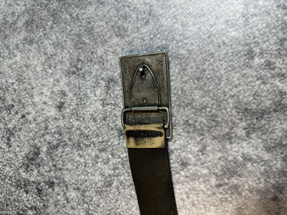 Leather Y2K British Logo Belts Rare Casual Streetwear Style Vintage Size ONE SIZE - 3 Thumbnail