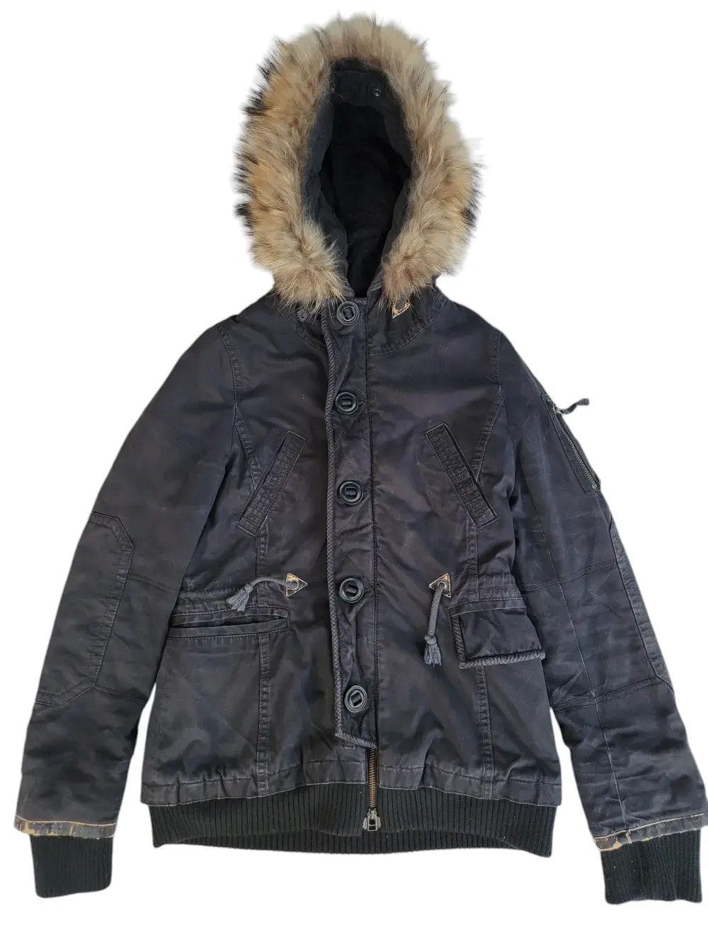 MOUSSY Vintage Moussy Fur Hoodie LGB Style Size US S / EU 44-46 / 1 - 1 Thumbnail