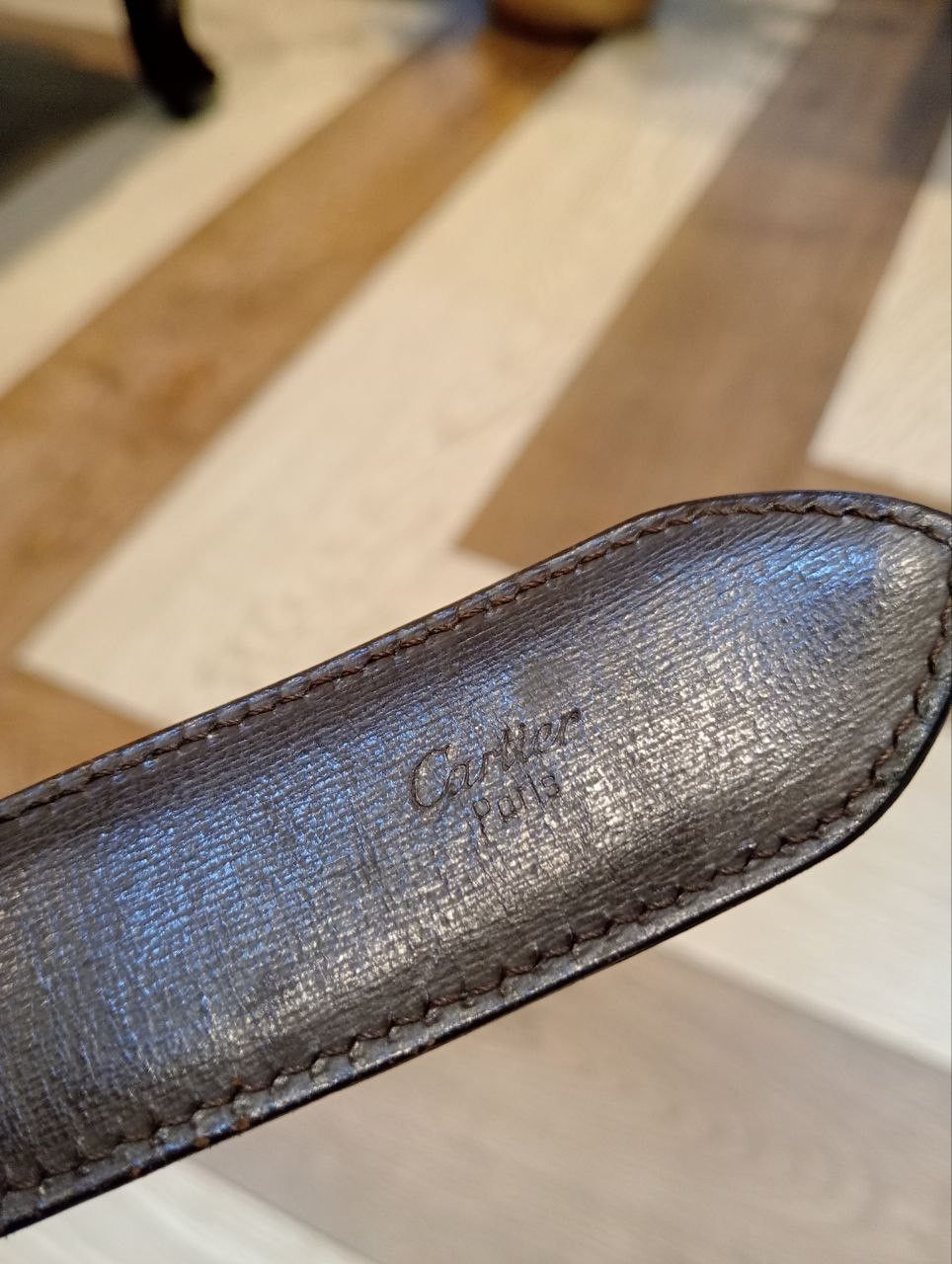 Cartier LUXURY CARTIER VINTAGE LEATHER BELT Size ONE SIZE - 7 Thumbnail