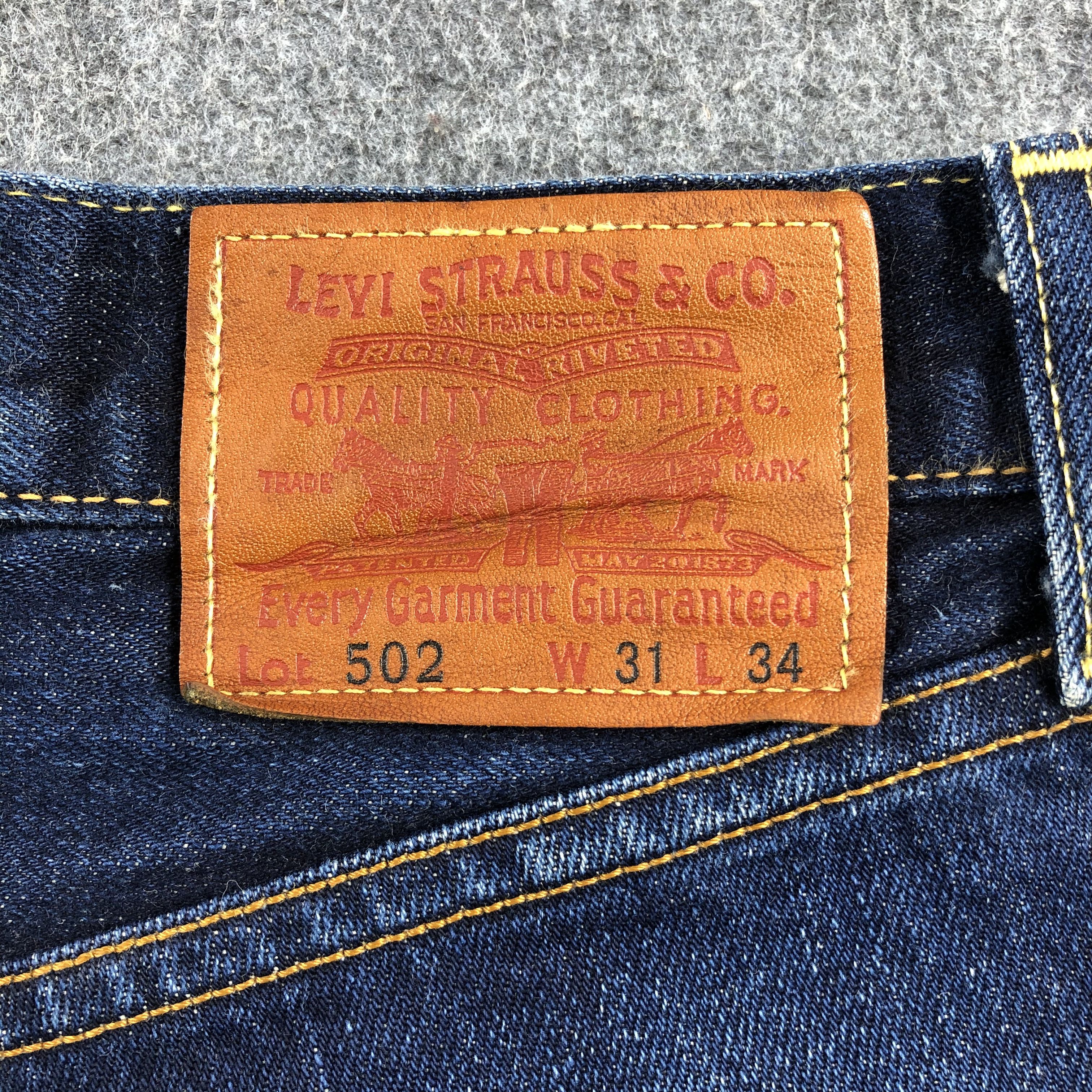 Levi's Vintage 90s Blue Wash Levis 502 Jeans-J1785 Size US 32 / EU 48 - 5 Thumbnail