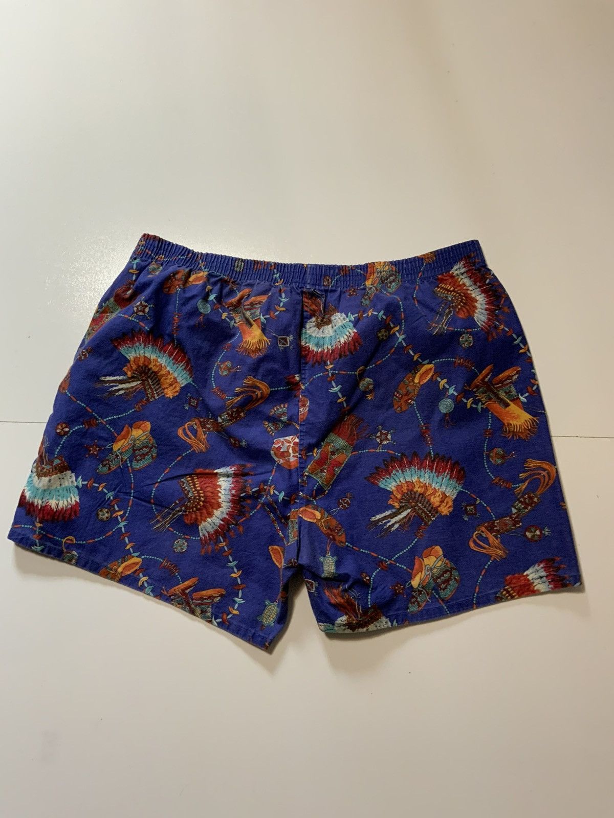 Vintage Vintage Pizzazz Southwestern Native American Chief Shorts Size US 38 / EU 54 - 3 Thumbnail