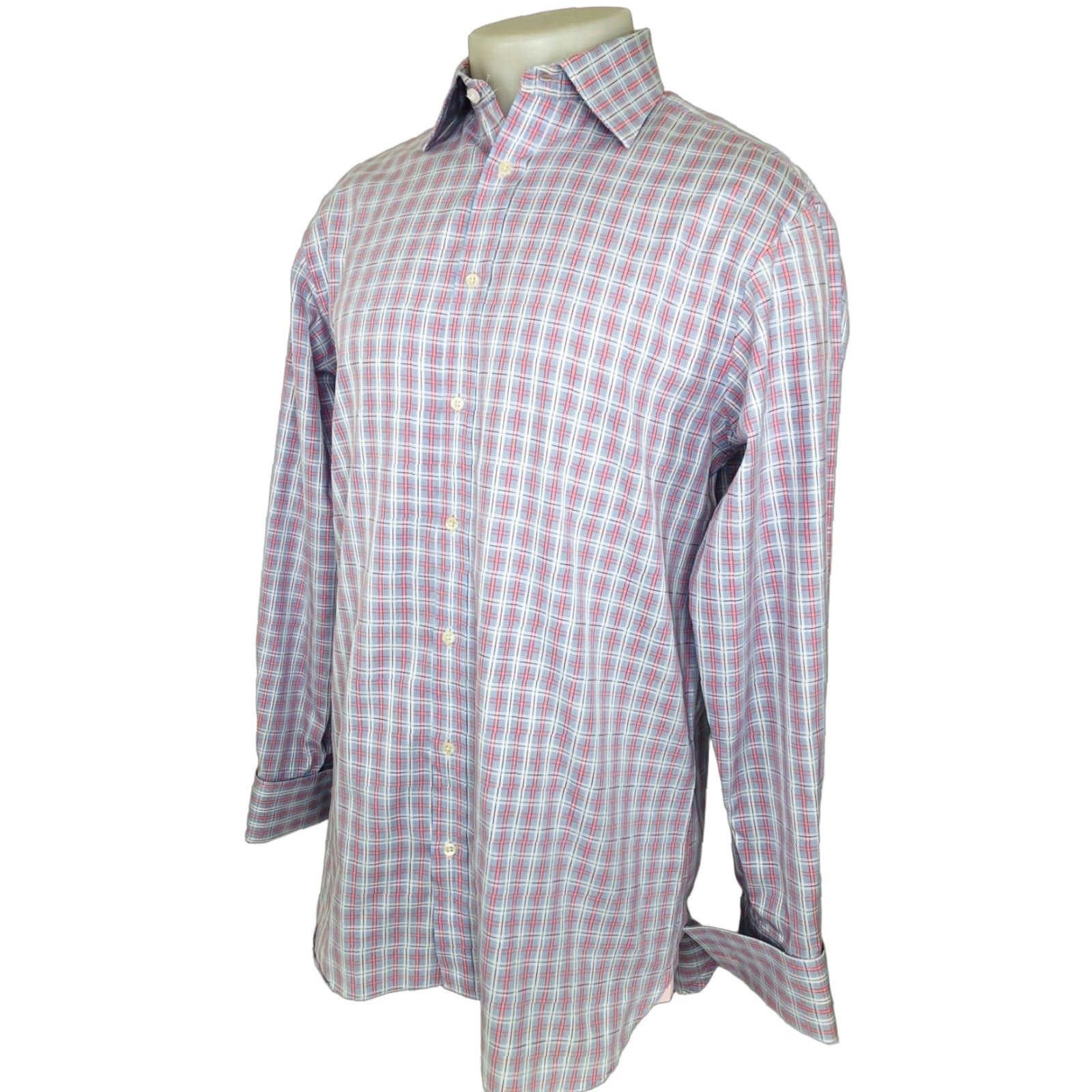 Pinko Thomas Pink London Plaid Shirt Mens 15.5/34 Long Sleeve Button-Up EXCELLENT Size US M / EU 48-50 / 2 - 1 Thumbnail