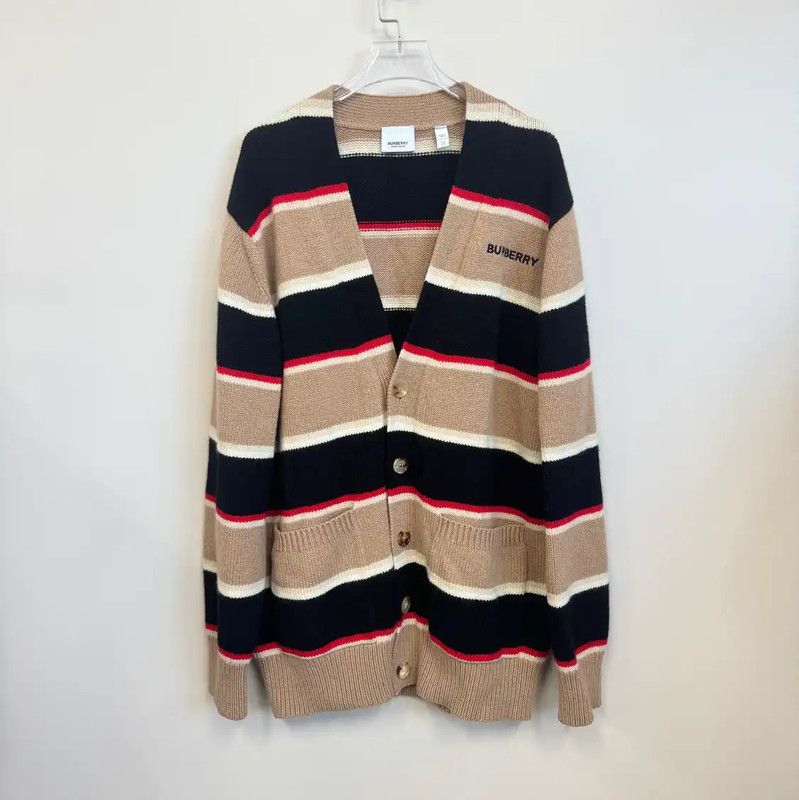 Burberry Burberry Color Block Cardigan for Women Size XS / US 0-2 / IT 36-38 - 1 Thumbnail