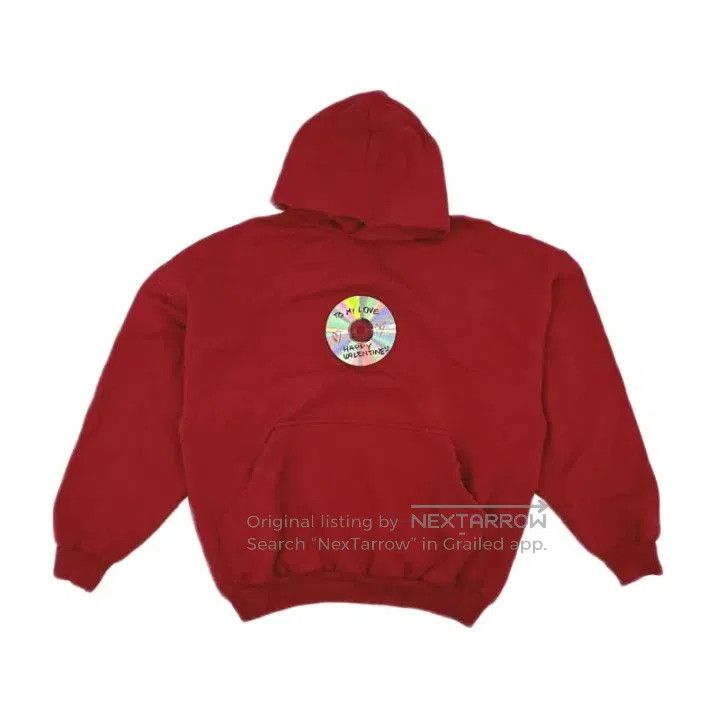 Balenciaga Balenciaga Red Sweatshirt with CD Print. Size US M / EU 48-50 / 2 - 1 Thumbnail