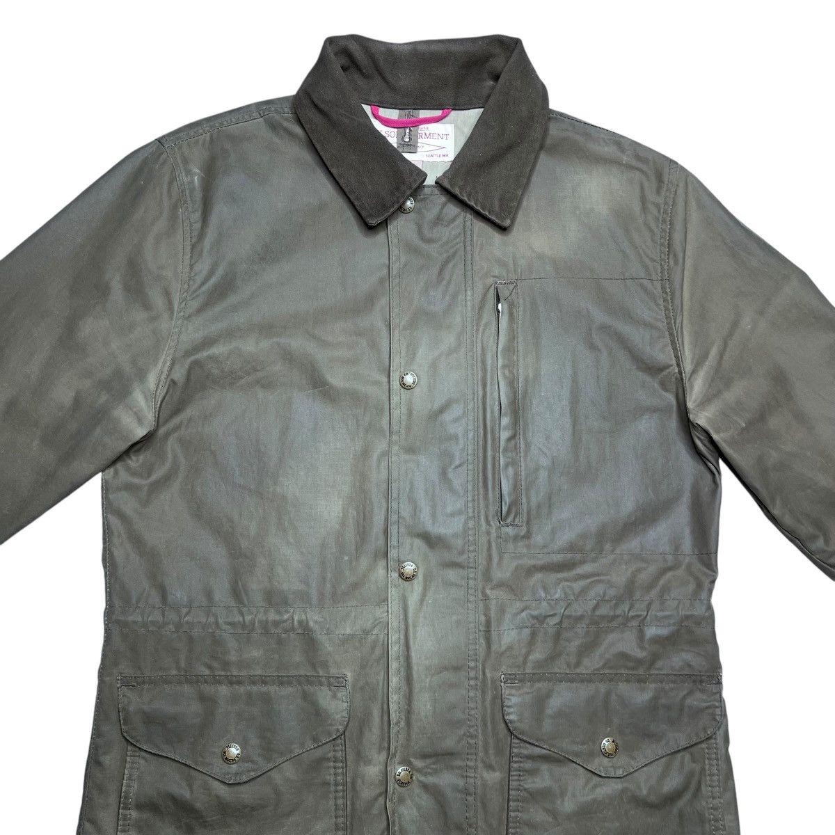 Filson C.C. Filson Garment Cover Cloth Mile Marker Waxed Jacket Size US S / EU 44-46 / 1 - 11 Thumbnail