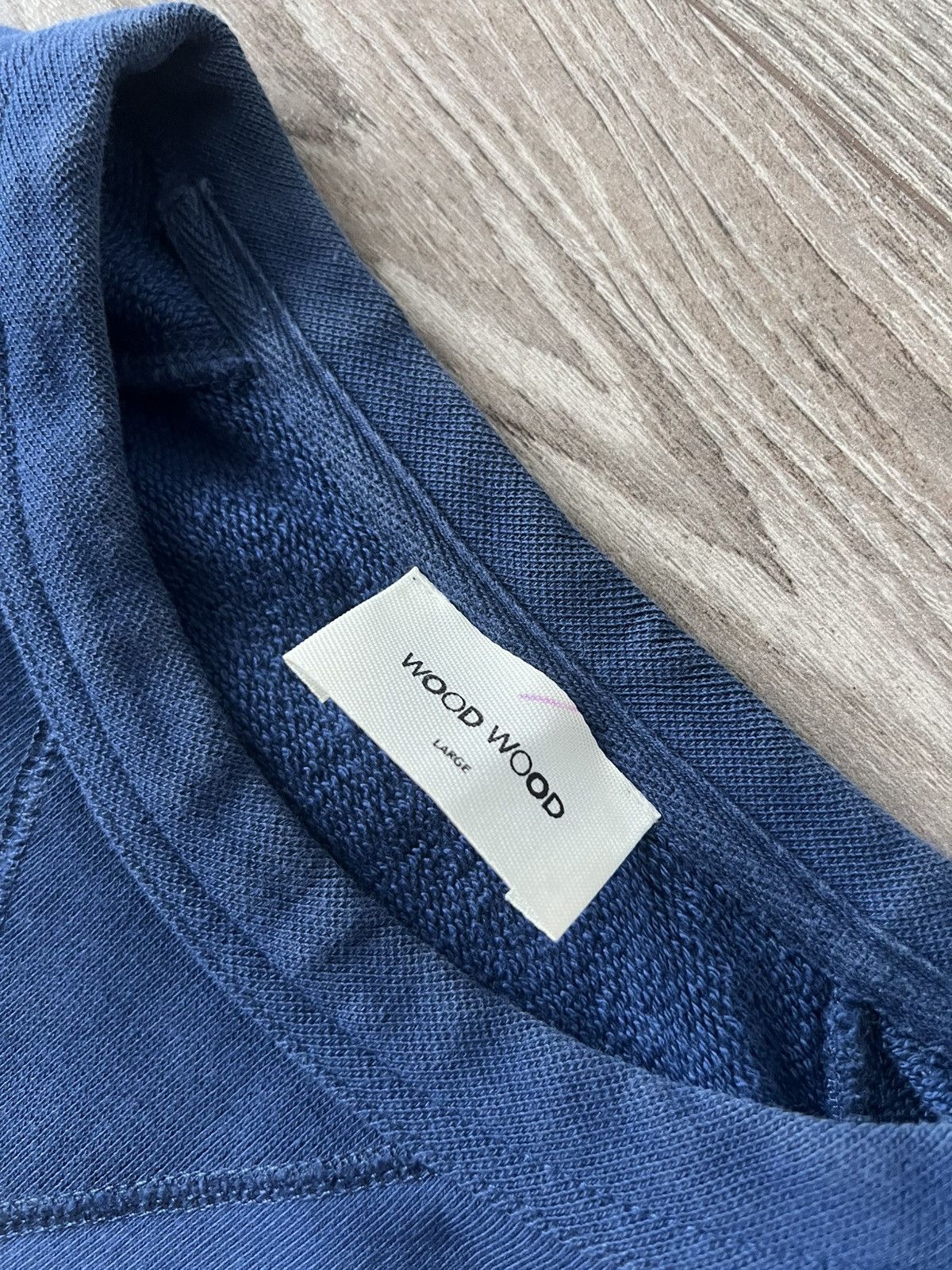 Wood Wood ‼️Archival Box Logo Wood Wood W.W. sekret Pocket Sweatshirt‼️ Size US L / EU 52-54 / 3 - 5 Thumbnail