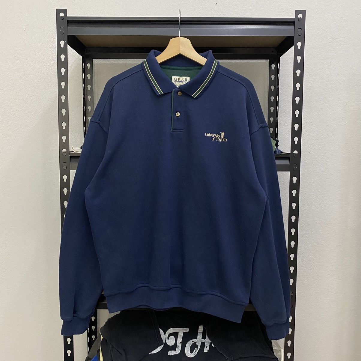 Gear for Sports × Vintage Vintage University Of Toyota Gear Of Sport Sweatshirt Button Size US L / EU 52-54 / 3 - 1 Thumbnail