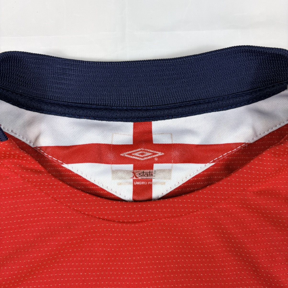 Umbro 2004-05 Umbro England Away Jersey Red Vintage M Size US M / EU 48-50 / 2 - 5 Thumbnail