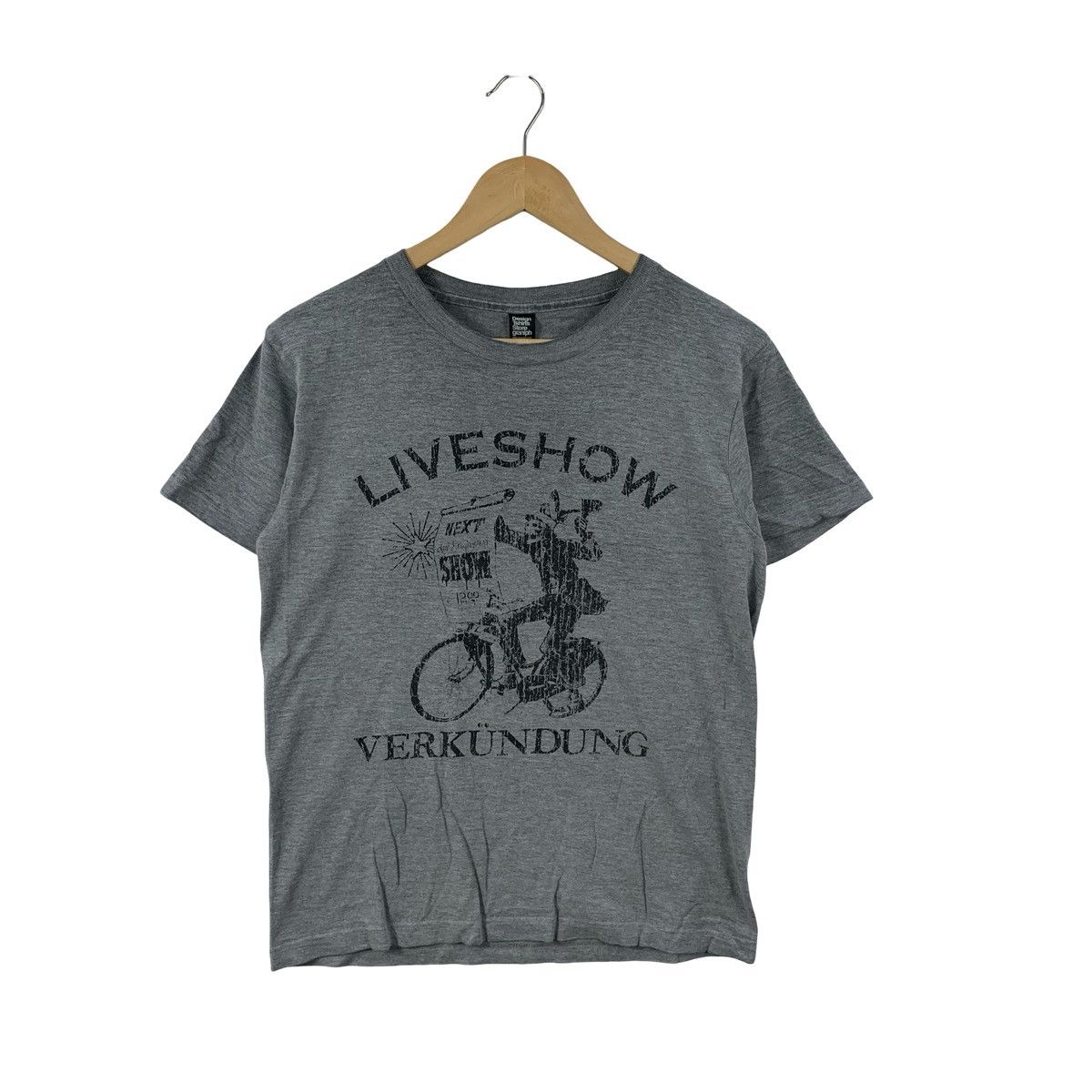 Vintage Vintage Liveshow Verkundung Graphic Distressed Bicycle Size US S / EU 44-46 / 1 - 3 Thumbnail