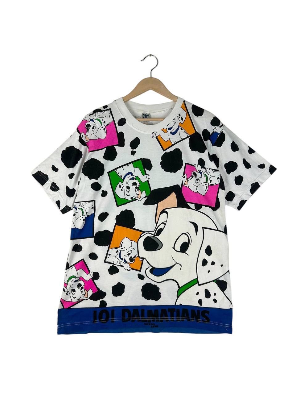 Disney × Vintage Vintage 90s Full Print 101 Dalmatians, Dog Cartoon/Childhood Size US L / EU 52-54 / 3 - 1 Thumbnail