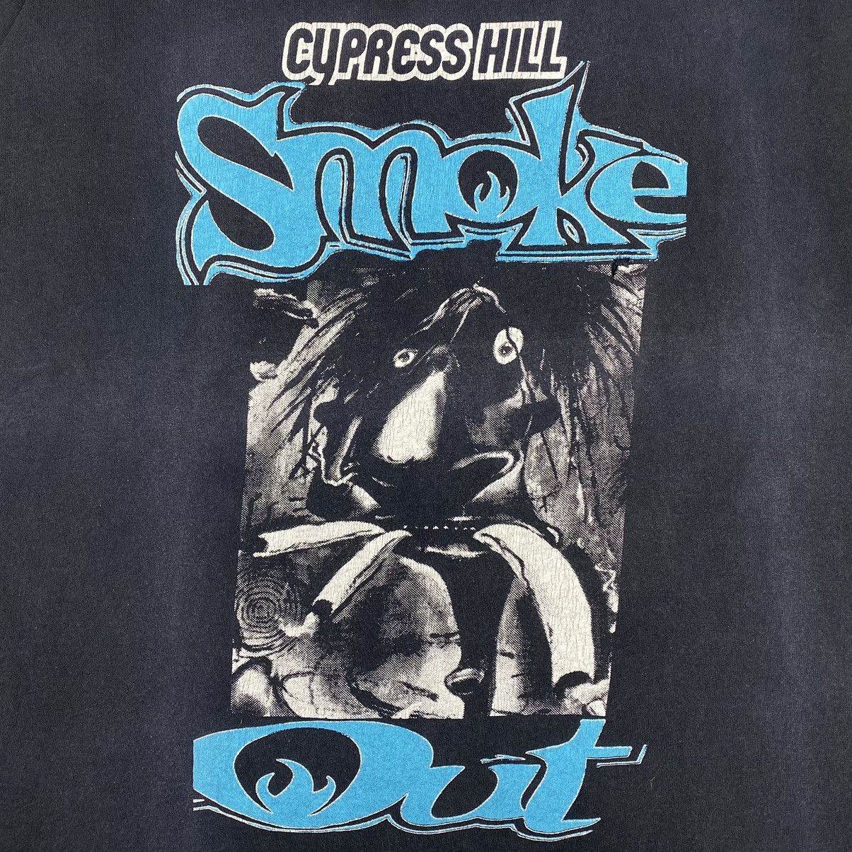 Rap Tees VINTAGE CYPRESS HILL SMOKE OUT CONCERT SUNFADED TEE Size US L / EU 52-54 / 3 - 4 Thumbnail