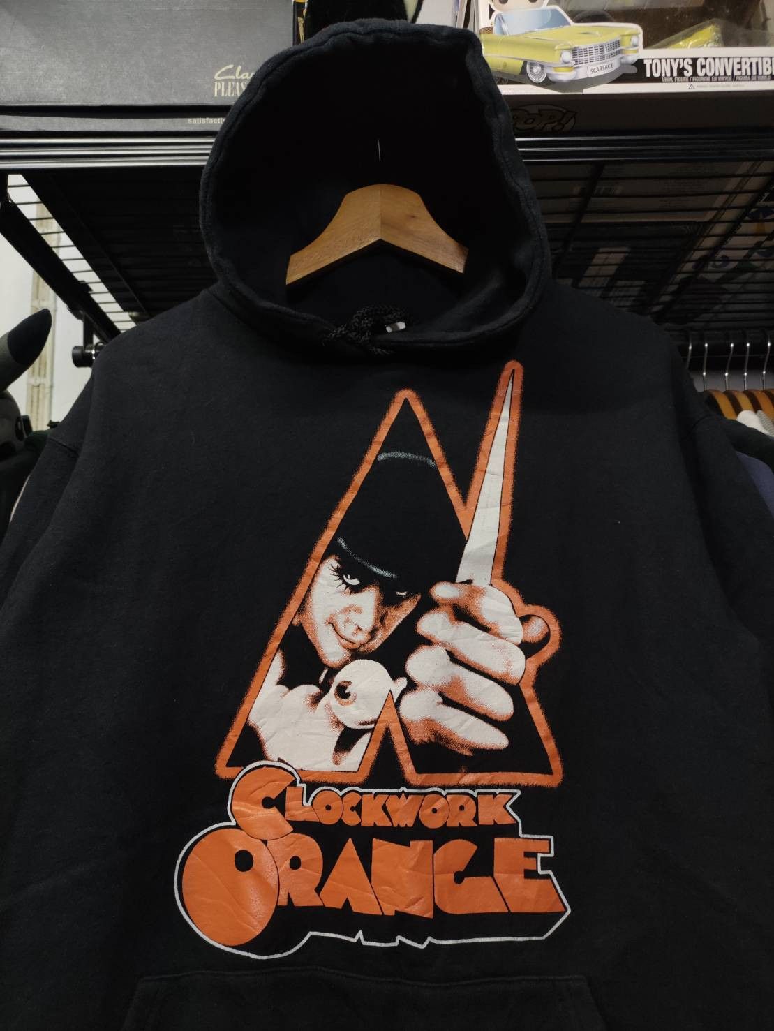 Vintage Vtg 00's A Clockwork Orange Movie Pullover Hoodie Size US L / EU 52-54 / 3 - 1 Thumbnail