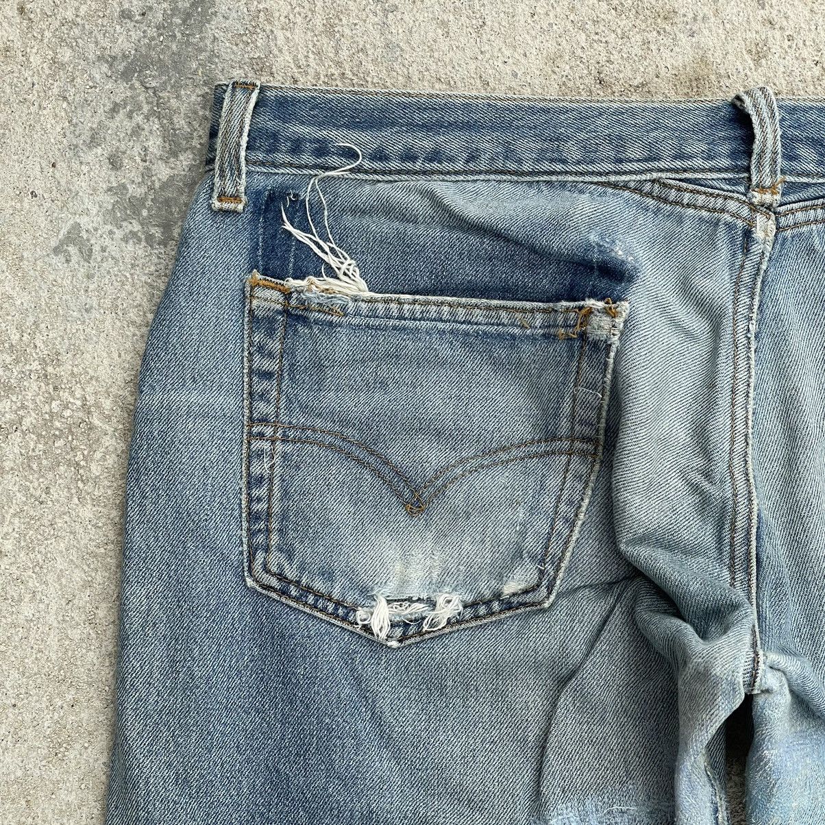 Levi's × Levi's Vintage Clothing “WEIRD LEVIS 501XX” HIGH POCKET LEVIS DENIM Size US 35 - 12 Thumbnail