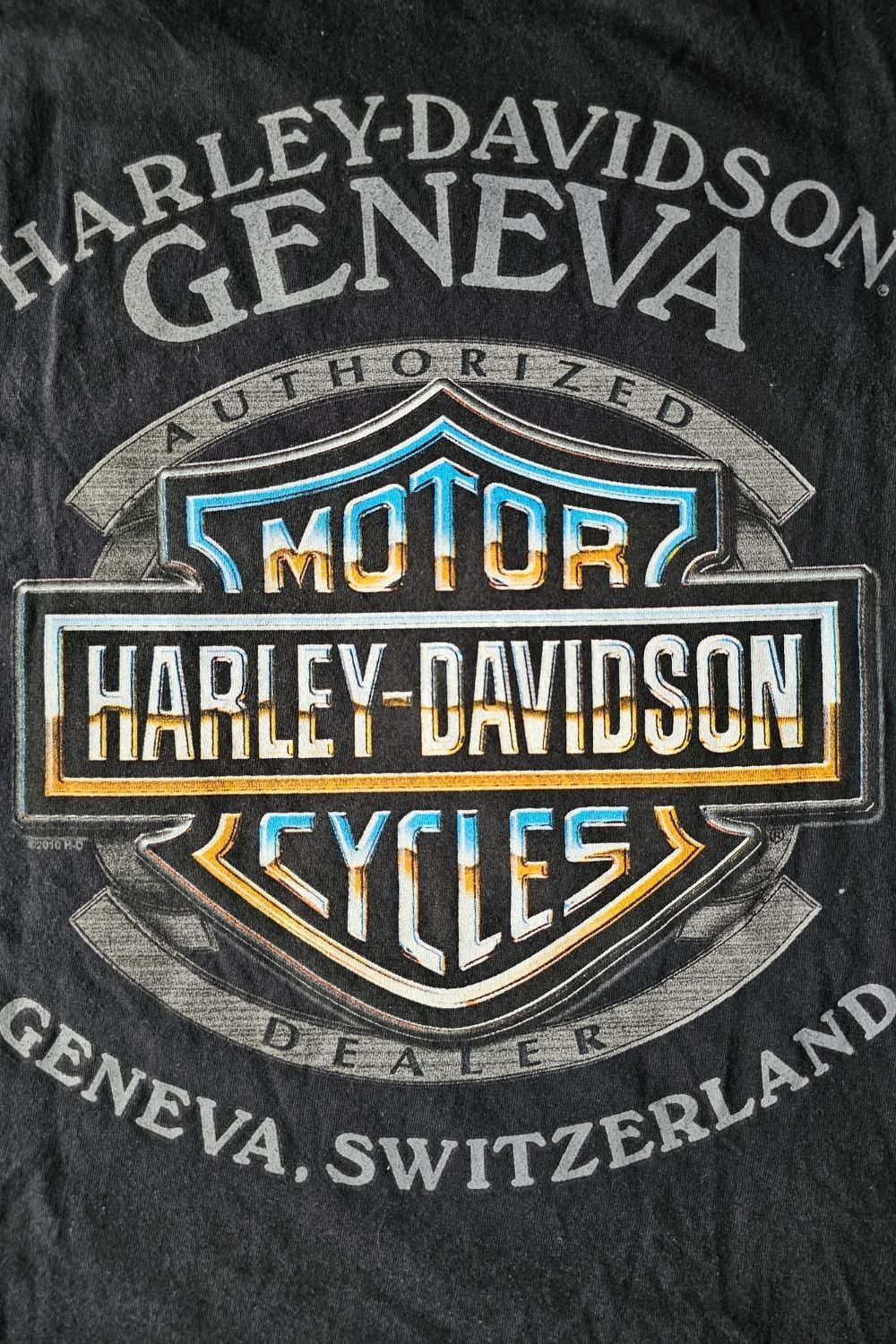 Harley Davidson Harley Geneva Skull Pocket Dealer Tee M Size US M / EU 48-50 / 2 - 6 Thumbnail