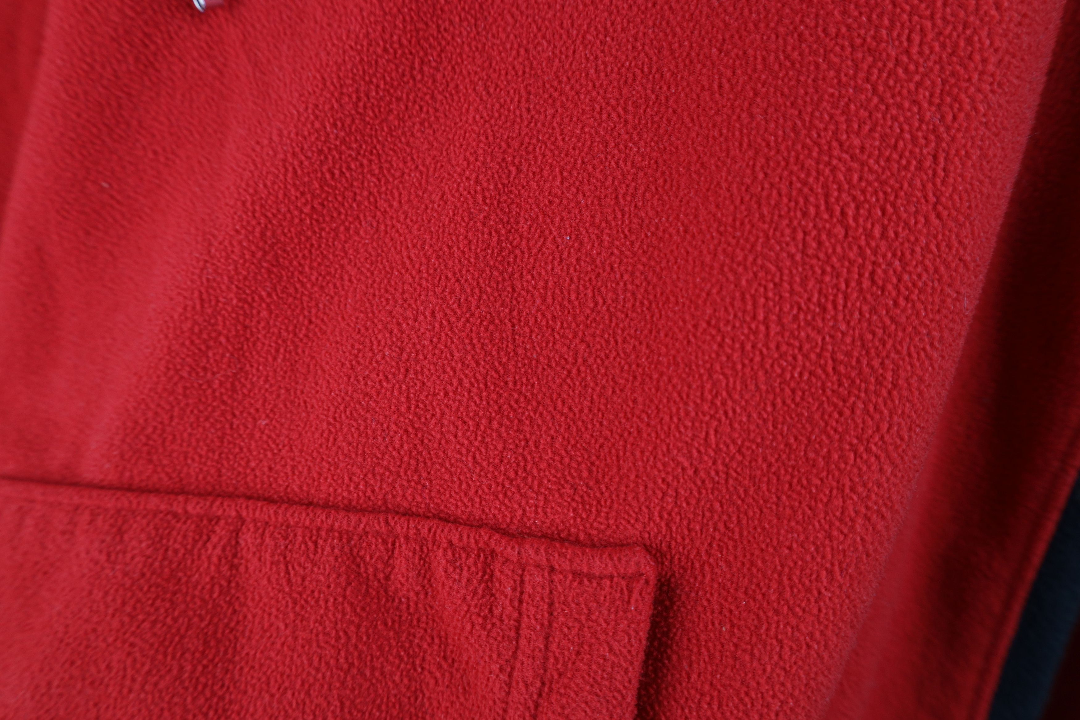 Nike Vintage Y2K Nike Travis Scott Mini Swoosh Fleece Hoodie Red Size US S / EU 44-46 / 1 - 7 Thumbnail