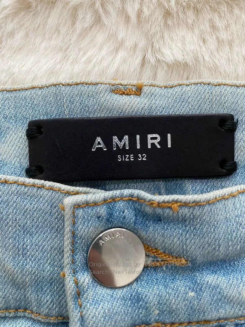 Amiri Amiri Size 32 Washing blue ink destroys jeans Size US 32 / EU 48 - 2 Thumbnail