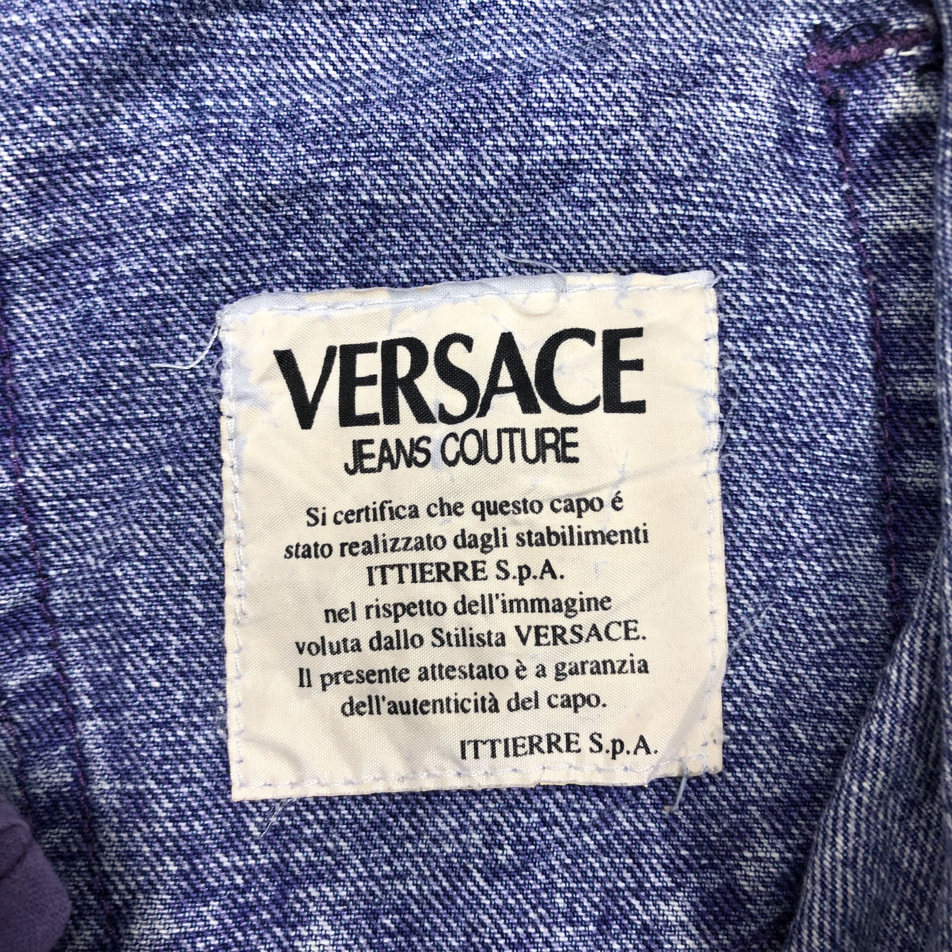 Versace × Vintage Versace Taperred Jeans 26 x 27 L1306W Size 26" / US 2 / IT 38 - 10 Thumbnail