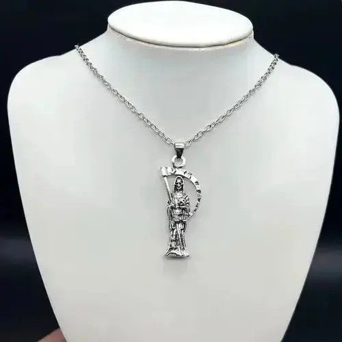 Other Skeleton Grim Reaper Necklace Size ONE SIZE - 4 Thumbnail
