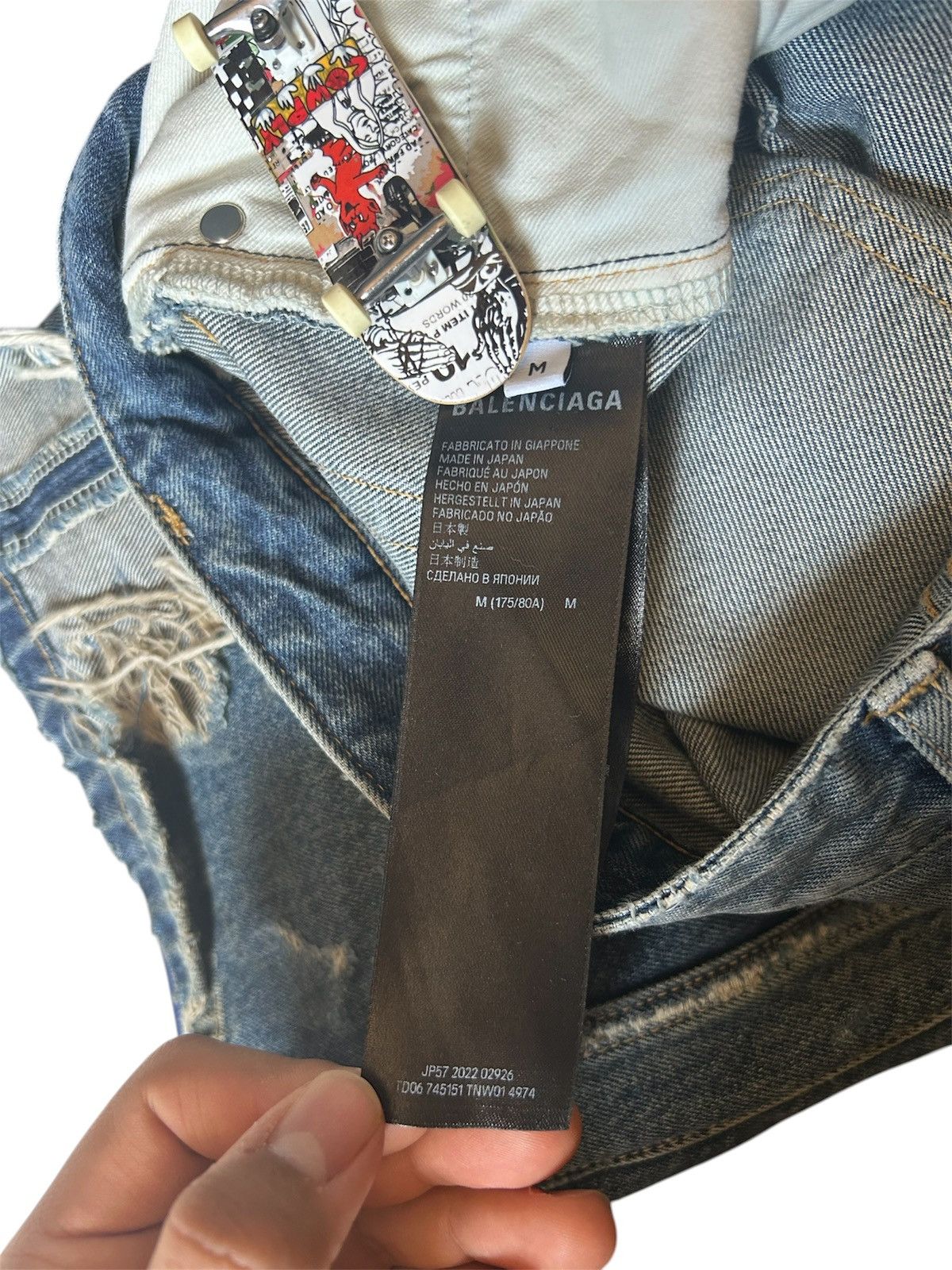 Balenciaga Balenciaga ss23 mud oil spill jeans Size US 34 / EU 50 - 6 Thumbnail