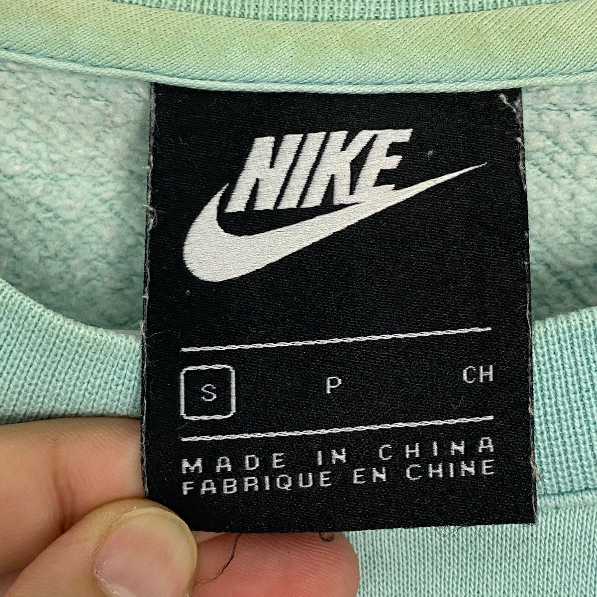 Other Vintage Nike Sweatshirt Small Logo Green Pullover Jumper S Size US S / EU 44-46 / 1 - 6 Thumbnail