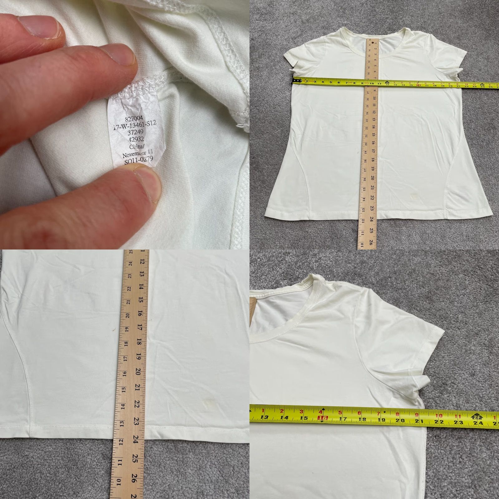 Vintage REI Basic T-Shirt Womens XL White Round Neck Short Sleeve Casual Breathable Stretch Tee Top Size XL / US 12-14 / IT 48-50 - 8 Thumbnail