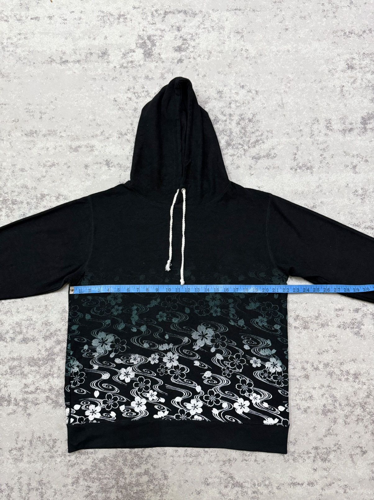 Japanese Brand Japanese Sakura Overprint Pullover Sweater Hoodie Size US M / EU 48-50 / 2 - 10 Thumbnail