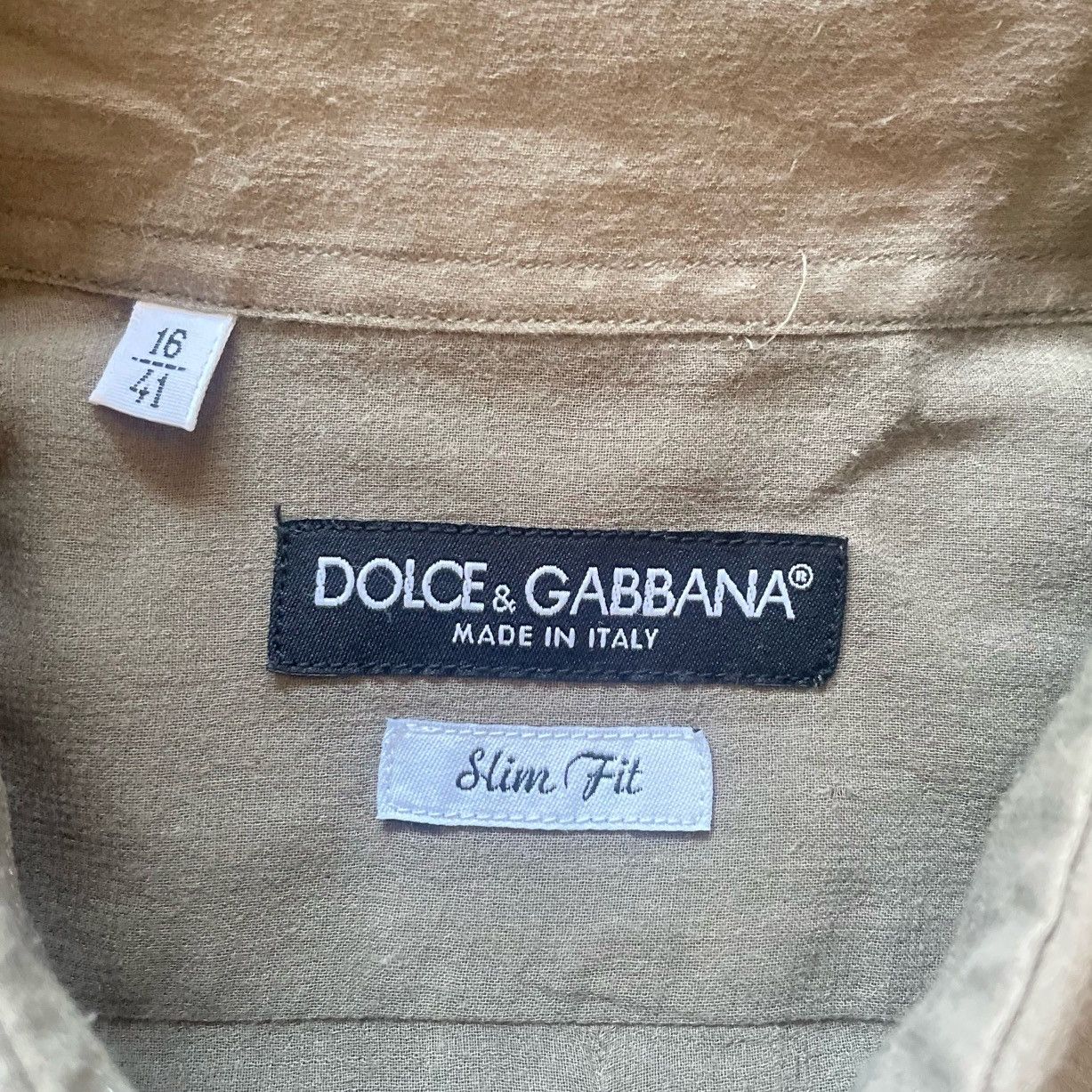 Dolce & Gabbana Dolce and Gabbana Vintage Archive Military Cargo Shirt Size US L / EU 52-54 / 3 - 8 Thumbnail