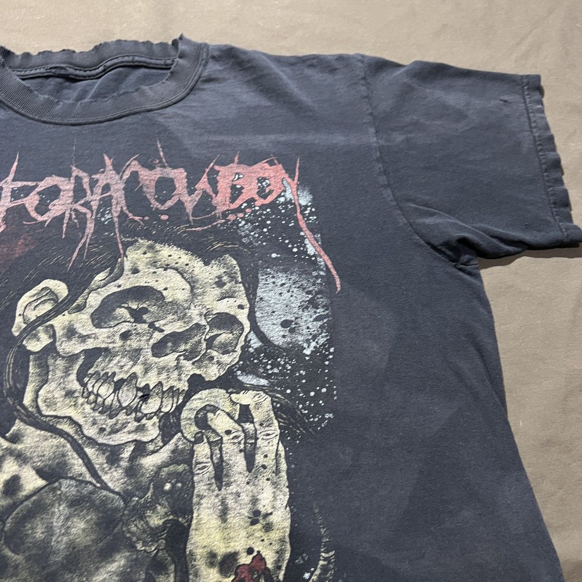 Vintage Y2K Job for a Cowboy Death metal Distressed Thrashed Faded Size US XL / EU 56 / 4 - 8 Thumbnail